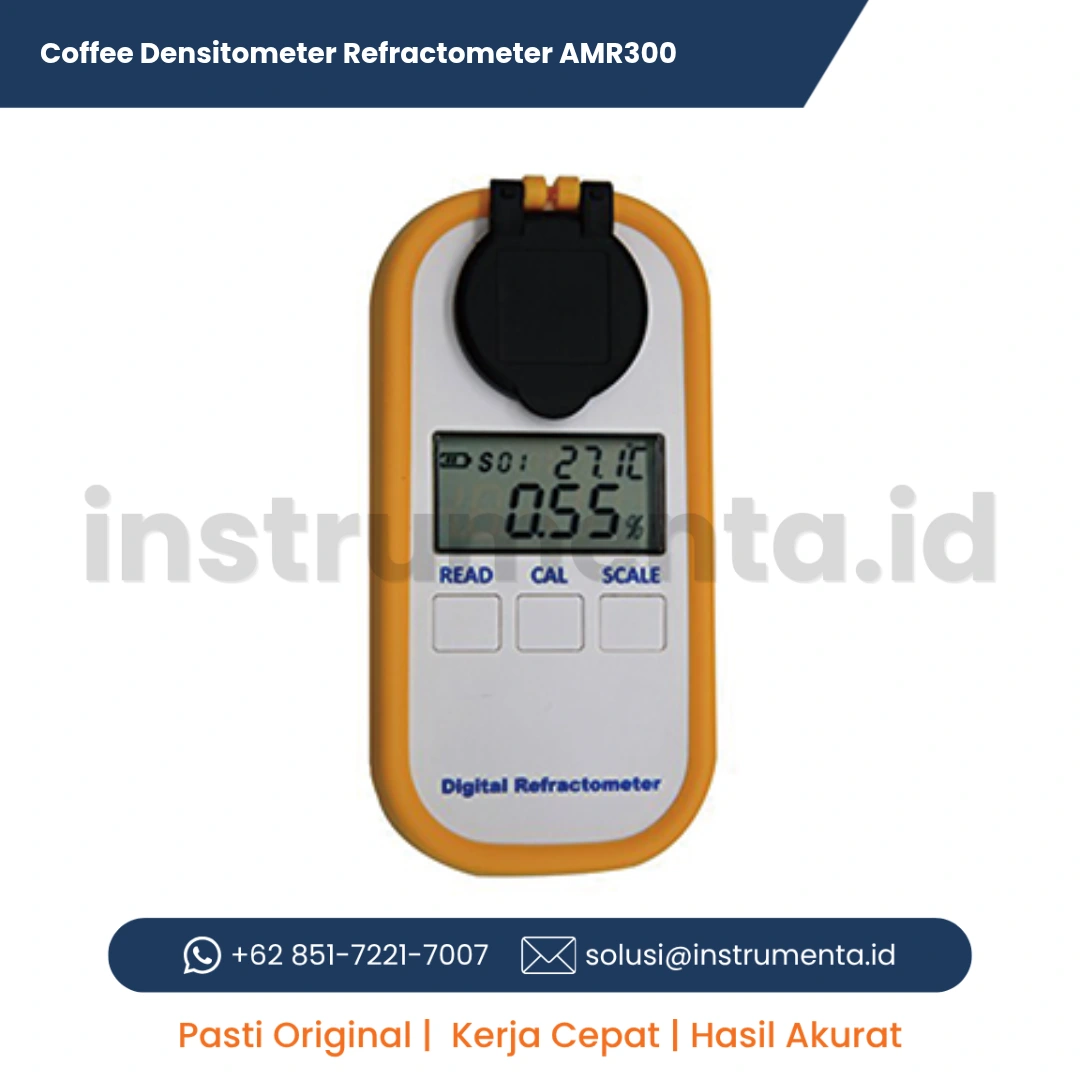 Distributor Resmi AMTAST AMR300 Coffee Densitometer Refractometer Alat Ukur Konsentrasi Kopi TDS Brix Digital